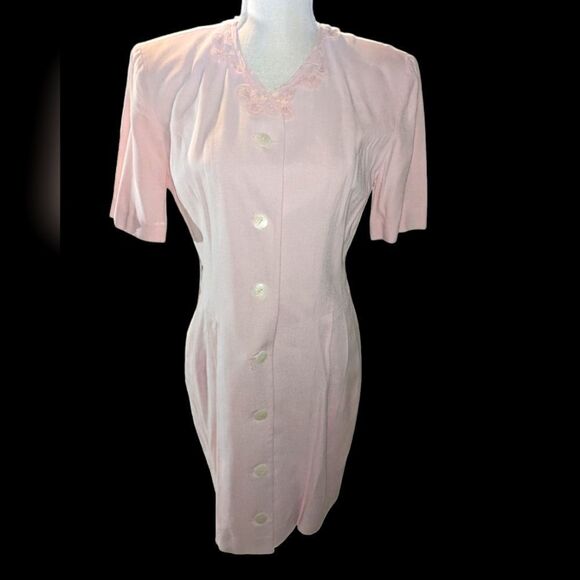 Cynthia Howie pink vintage dress‎ - Picture 1 of 6